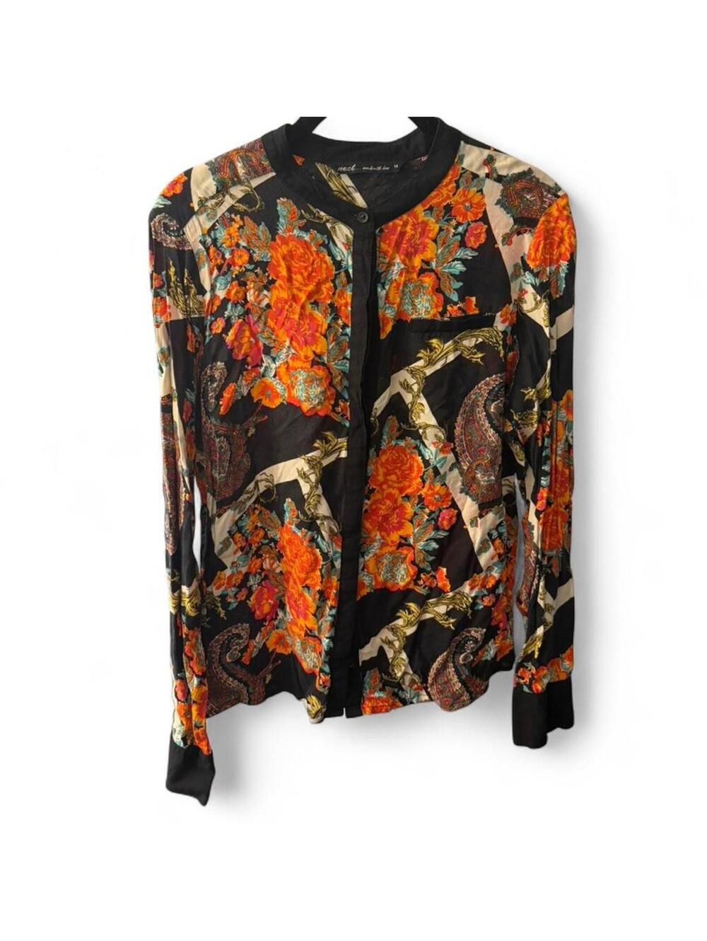 Next Women's Multi and Black Shirt